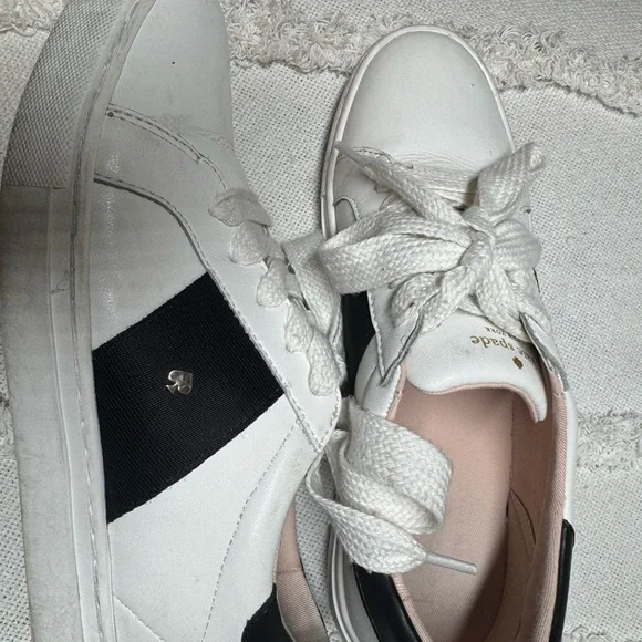Kate Spade Sneakers in White and Black - Picture 3 of 4